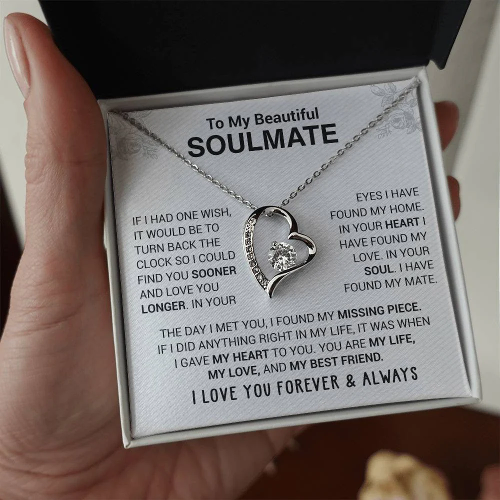To My Beautiful Soulmate Necklace - Image 4