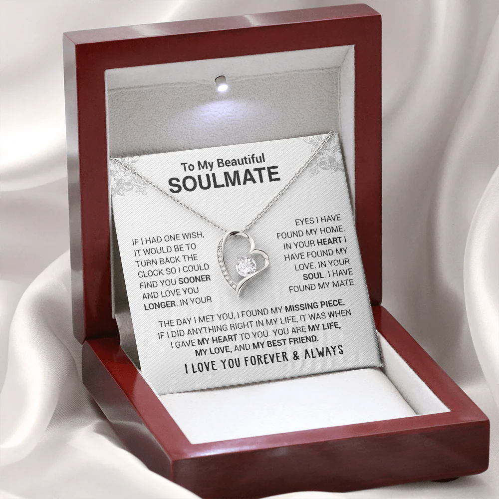 To My Beautiful Soulmate Necklace