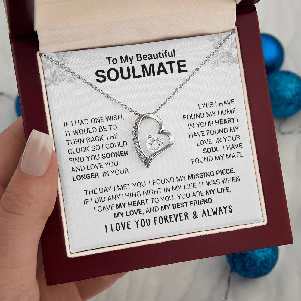 To My Beautiful Soulmate Necklace - Image 7